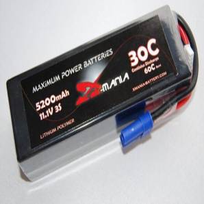 Xmania hardcase 11.1V 5200mAh 30C car lipo battery