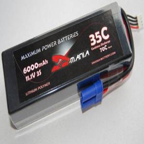 Xmania hardcase 11.1V 6000mAh 35C car lipo battery