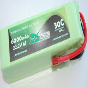 Xmania 22.2V 6000mAh 30C Lipo Battery Pack