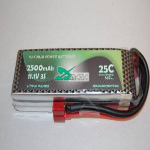 Xmania 11.1V 2500mAh 25C Lipo Battery Pack