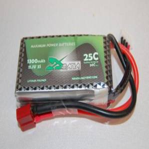 Xmania 11.1V 1300mAh 25C Lipo Battery Pack