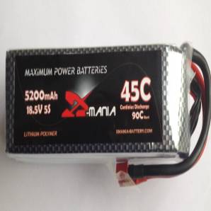 Xmania 18.5V 5200mAh 45C Lipo Battery Pack