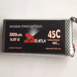 Xmania 14.8V 3300mAh 45C Lipo Battery Pack