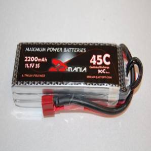 Xmania 11.1V 2200mAh 45C Lipo Battery Pack